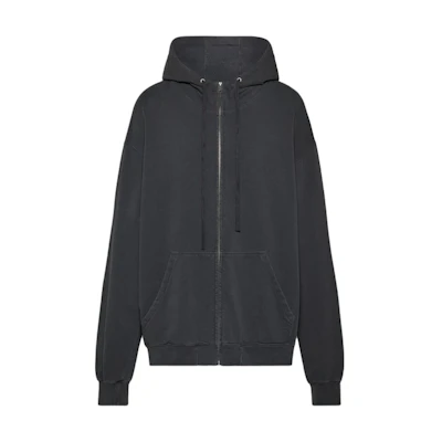 Maison Margiela Oversized Black Hoodie Long Sleeve Sweatshirt S50HG0047M25017969