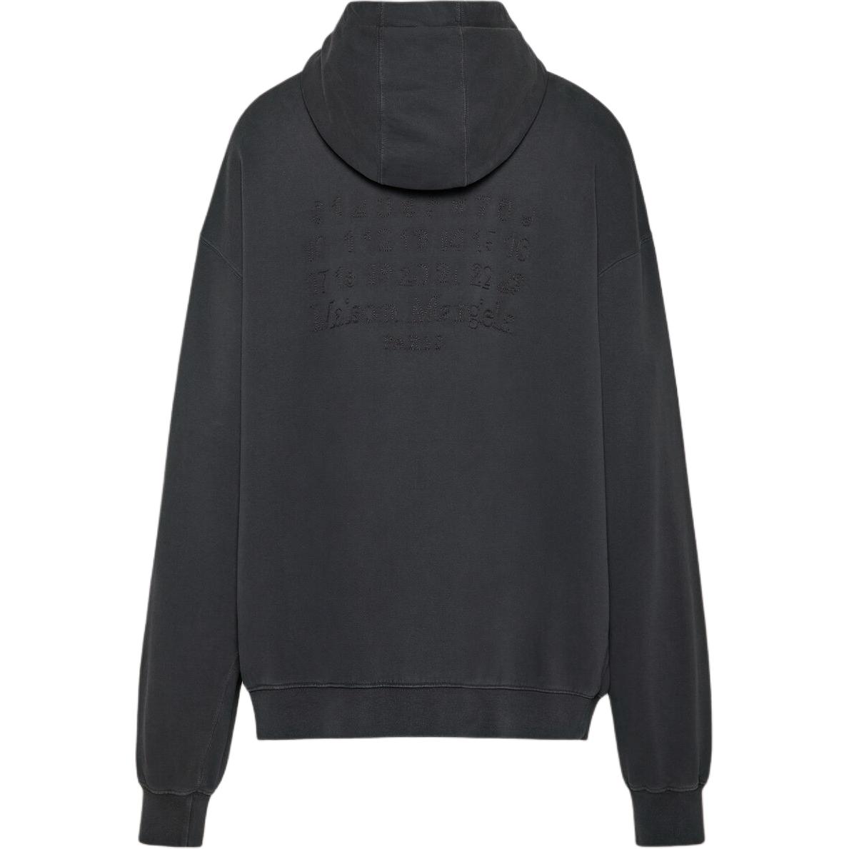 Lookbook 梅森马吉拉宽松版黑色连帽长袖卫衣 S50HG0047M25017969