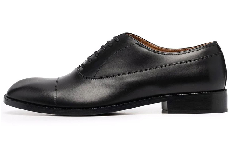 Buy メゾン マルジェラ レザーオックスフォード (黒) S37WQ0320P4743T8013