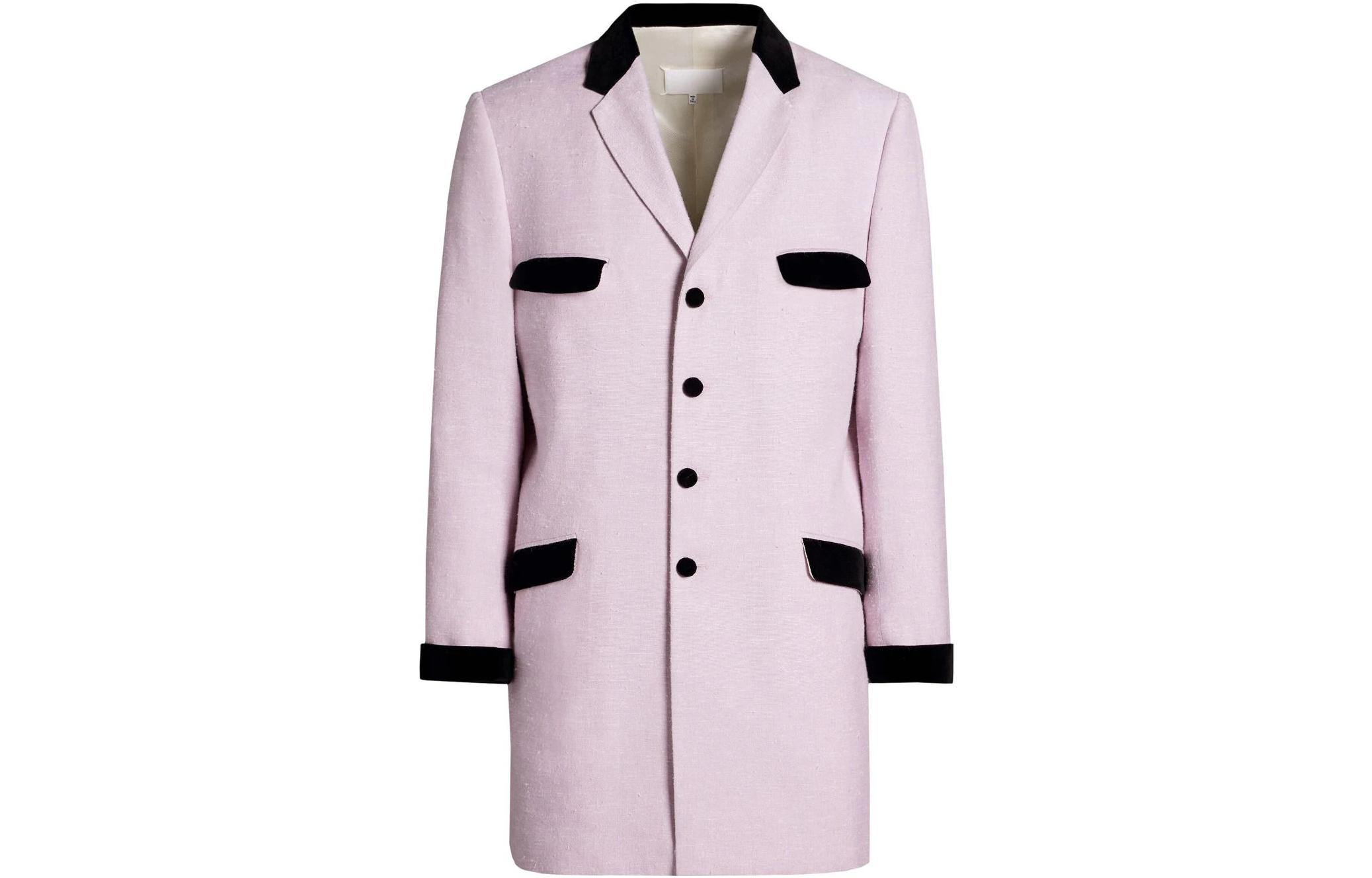 Maison Margiela Pinstripe Trompe L'oeil Blazer Jacket Black Long Sleeve S50BN0524M35012001S