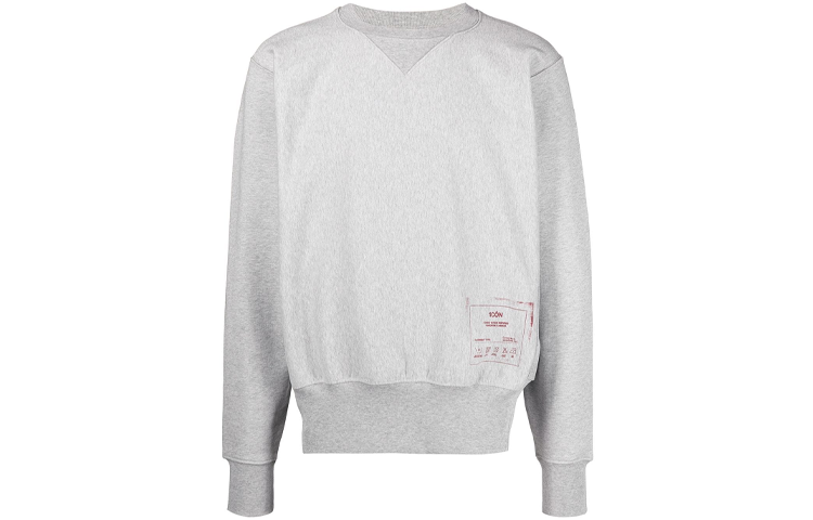 Maison Margiela Printed Pullover Sweatshirt Men’s Grey S50GU0153S25508856M