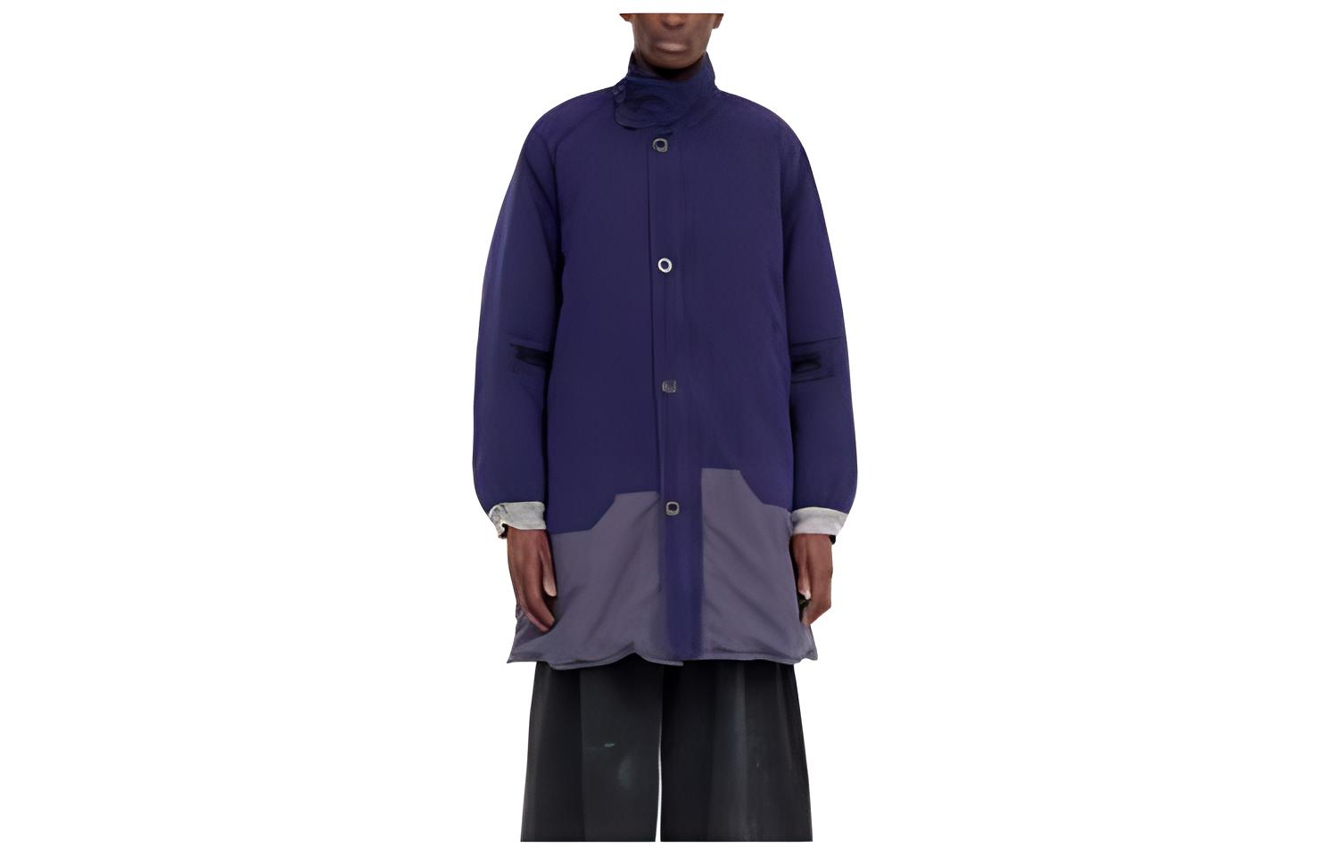 Maison Margiela Purple Single-Breasted Long Sleeve Jacket for Men S50AM0590S76543