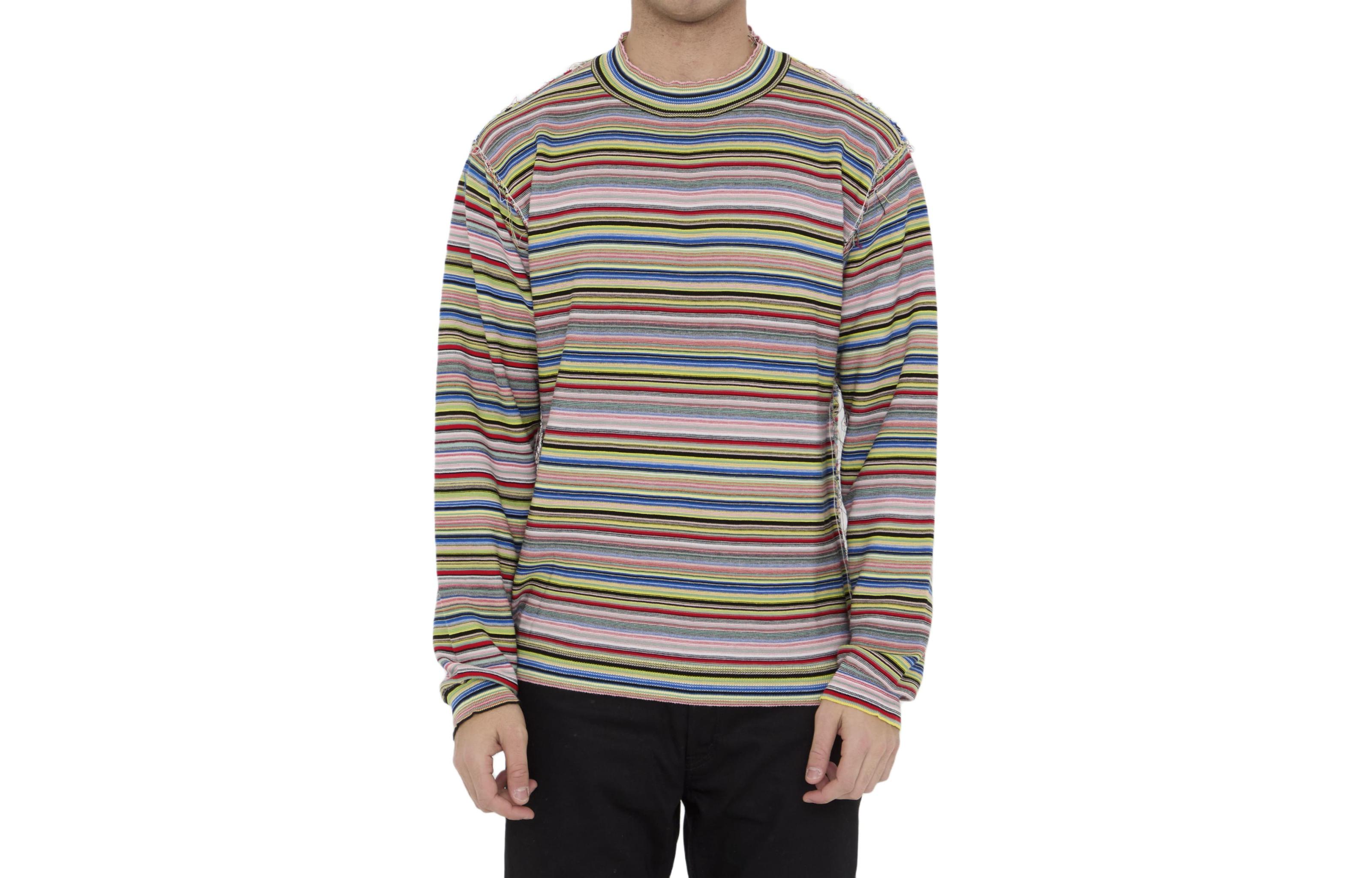 Maison Margiela Reversible Loose-Fit Long-Sleeve Jacket Navy Blue SH0AM0038M30018470