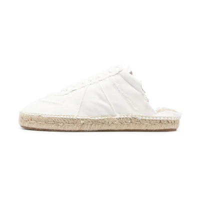Maison Margiela Replica 'Cotton Canvas Fashion Slide White'