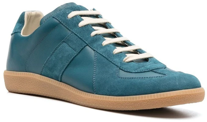 Maison Margiela Replica 'Blue Suede' Sepatu Biru Suede S57WS0236P1895H9389 Order Maison Margiela Replica 'Blue Suede' Sepatu Biru Suede S57WS0236P1895H9389
