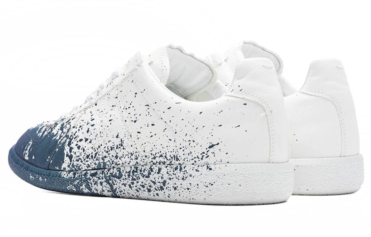 Maison Margiela Replica 'Paint Splatter - White Oil Blue'