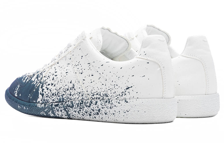 Shop Maison Margiela Replica '白色油蓝漆飞溅' S37WS0568-P4711-H9393