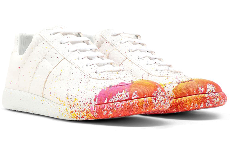 Maison Margiela Replica 'Paint Splatter - White Orange' 圖 3