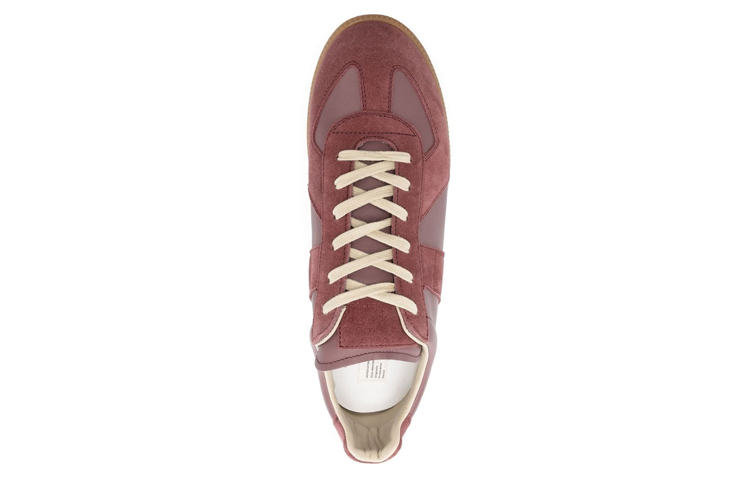 Shop Maison Margiela Replica 粉色麂皮鞋 S57WS0236P1895H9388