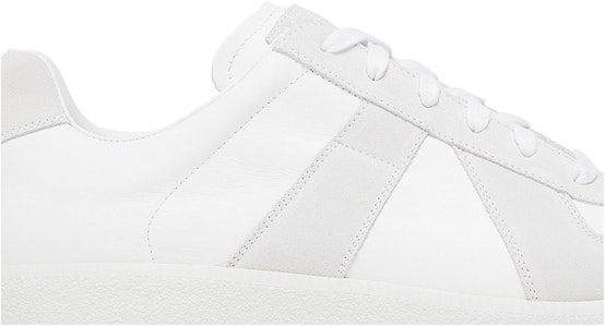 Maison Margiela梅森馬吉拉 Replica 牛皮 繫帶低筒 時尚板鞋 男款 白色 Order Maison Margiela梅森馬吉拉 Replica 牛皮 繫帶低筒 時尚板鞋 男款 白色