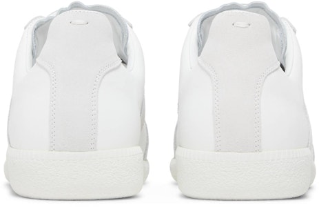 Maison Margiela梅森馬吉拉 Replica 牛皮 繫帶低筒 時尚板鞋 男款 白色 Details for Maison Margiela梅森馬吉拉 Replica 牛皮 繫帶低筒 時尚板鞋 男款 白色