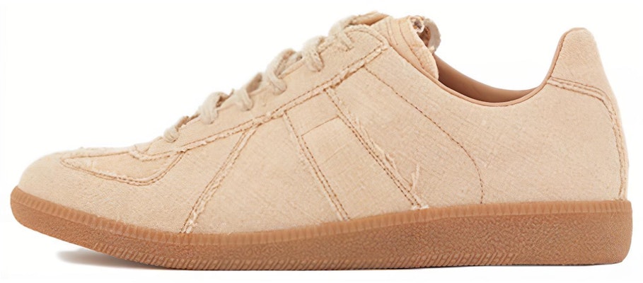 Maison Margiela 梅森馬吉拉 Replica 織物 低幫鞋 簡約舒適 時尚板鞋 男款 淺卡其色 Buy Maison Margiela 梅森馬吉拉 Replica 織物 低幫鞋 簡約舒適 時尚板鞋 男款 淺卡其色