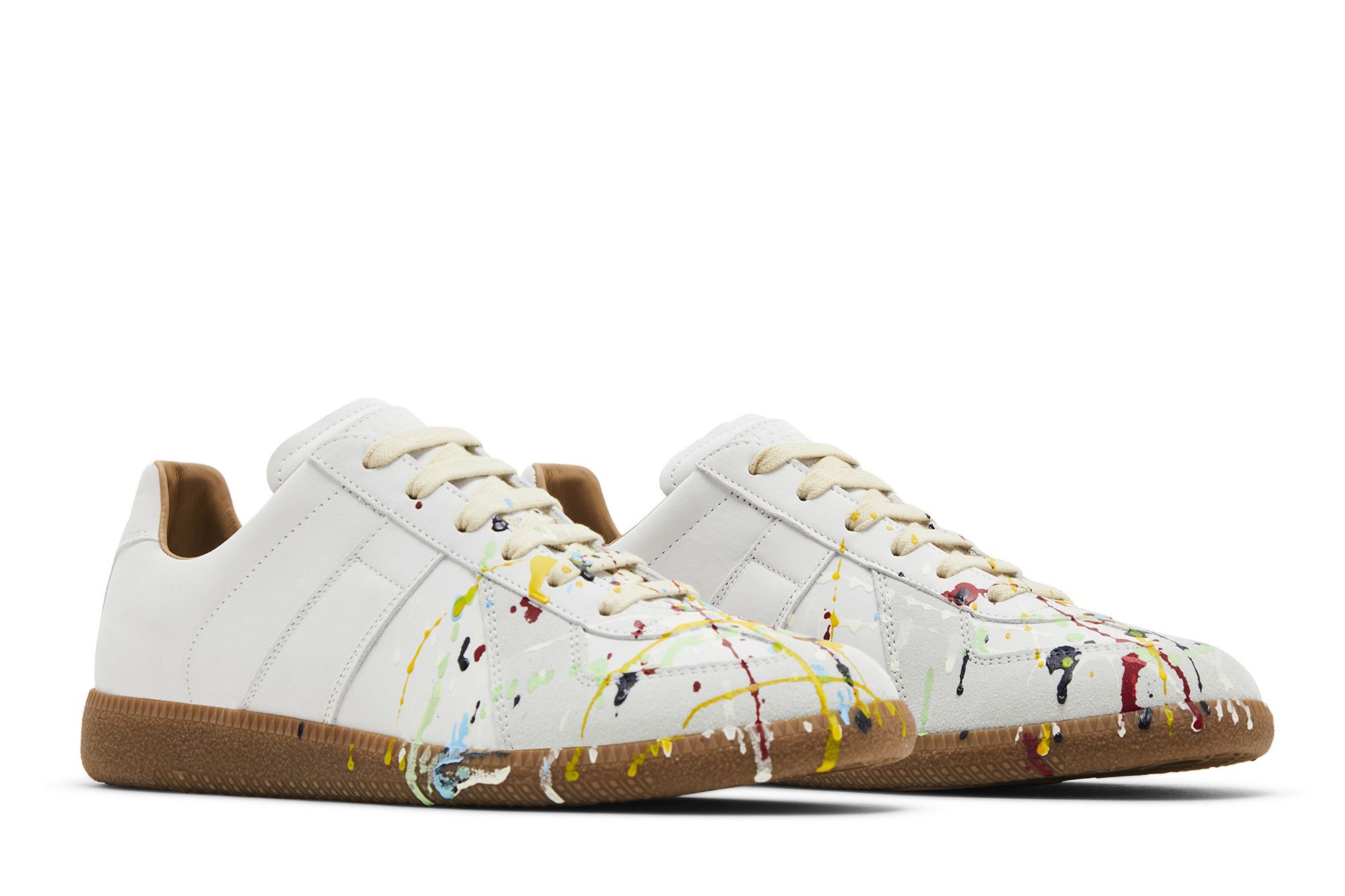 Cheap Maison Margiela Replica Low ''Éclaboussures de Peinture - Gris'' S58WS0101-P1892-961