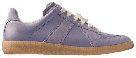 Maison Margiela梅森馬吉拉 Replica 小牛皮 圓頭繫帶 低筒 板鞋 男款 紫色 Order Maison Margiela梅森馬吉拉 Replica 小牛皮 圓頭繫帶 低筒 板鞋 男款 紫色