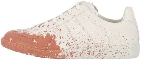 Maison Margiela Replica Low Top 'Splatter White Orange' S37WS0568P4711H9178 Maison Margiela Replica Low Top 'Splatter White Orange' S37WS0568P4711H9178
