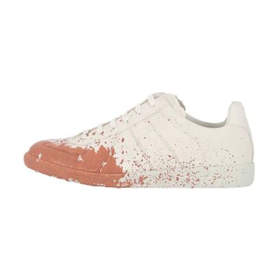 Maison Margiela Replica Low Top 'Splatter White Orange'