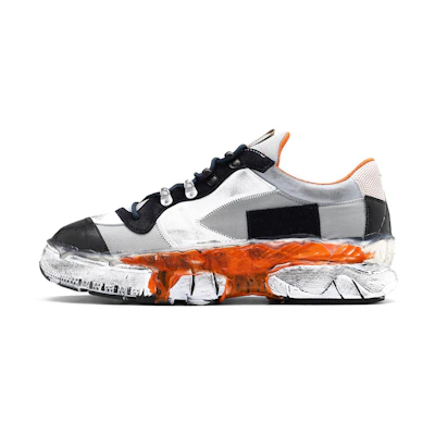 Maison Margiela Retro Fit 'Grey Black Orange Patchwork'
