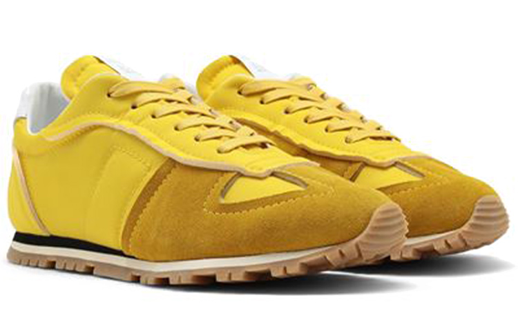 Lookbook Zapatillas Retro Maison Margiela 'Nylon Amarillo y Gamuza' S37WS0579P4311H8873