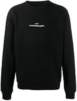 Maison Margiela Reversed Embroidered Logo Unisex Crewneck Sweatshirt S50GU0148S25451900 Maison Margiela Reversed Embroidered Logo Unisex Crewneck Sweatshirt S50GU0148S25451900