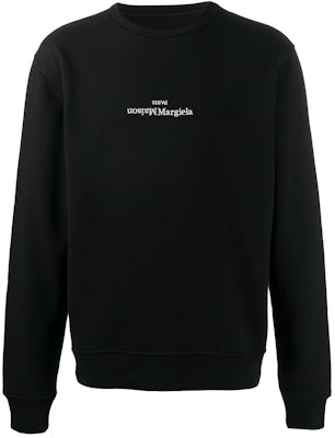 Maison Margiela 倒置刺繡標誌男女款圓領長袖衫 S50GU0148S25451900 Buy Maison Margiela 倒置刺繡標誌男女款圓領長袖衫 S50GU0148S25451900