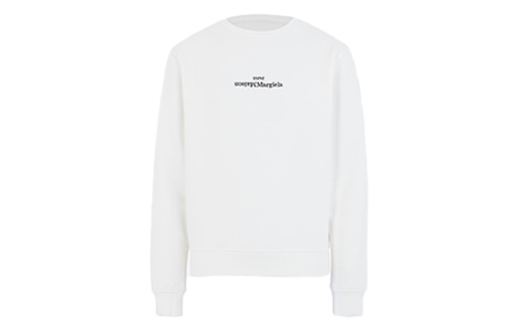 Details for Maison Margiela 倒置刺繡標誌男女款圓領長袖衫 S50GU0148S25451900