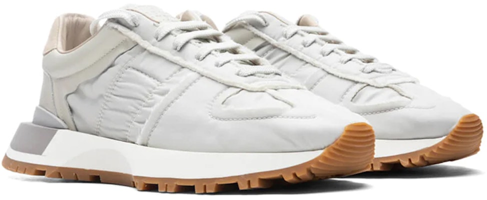 Maison Margiela 梅森馬吉拉 Replica 牛皮 低幫 運動休閒鞋 男款 灰米色 Order Maison Margiela 梅森馬吉拉 Replica 牛皮 低幫 運動休閒鞋 男款 灰米色