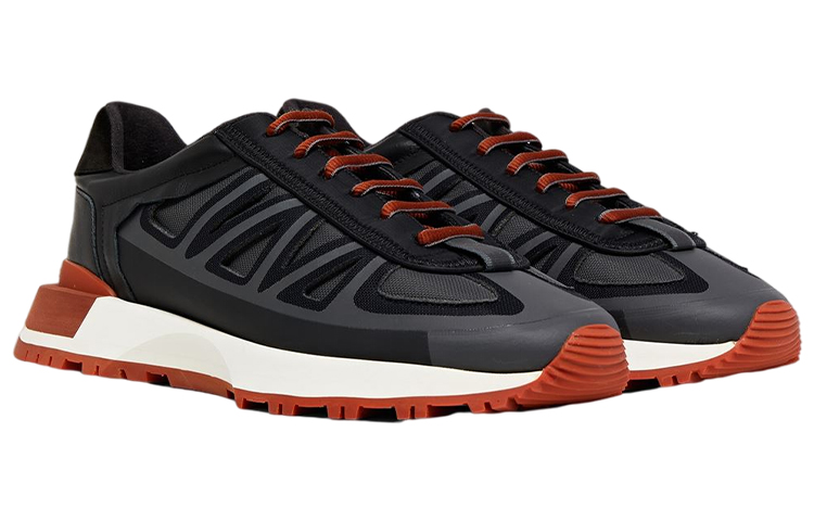 Order Maison Margiela Runner Evolution 'Hitam Jingga' S57WS0444-P4760-H9195