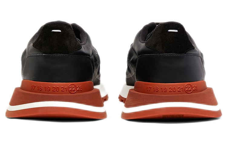 Shop Maison Margiela Runner Evolution 'Hitam Jingga' S57WS0444-P4760-H9195