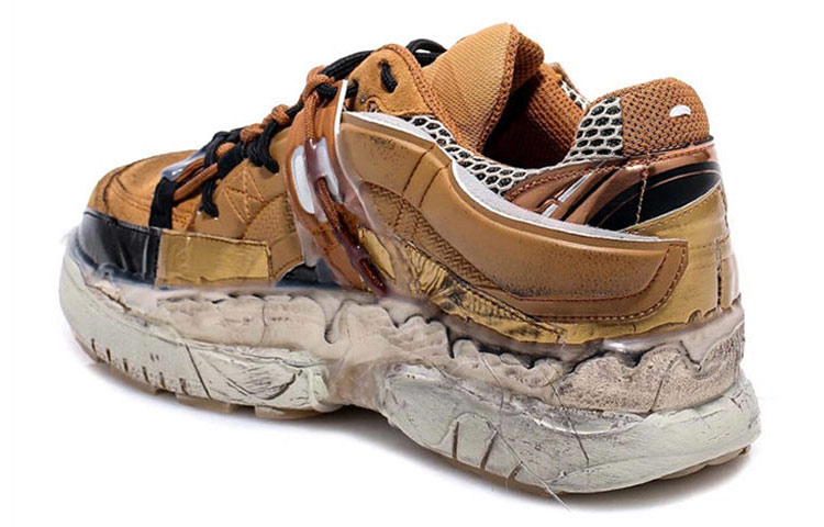 Shop Baskets basses Maison Margiela ''Marron'' S57WS0257P3260H8049