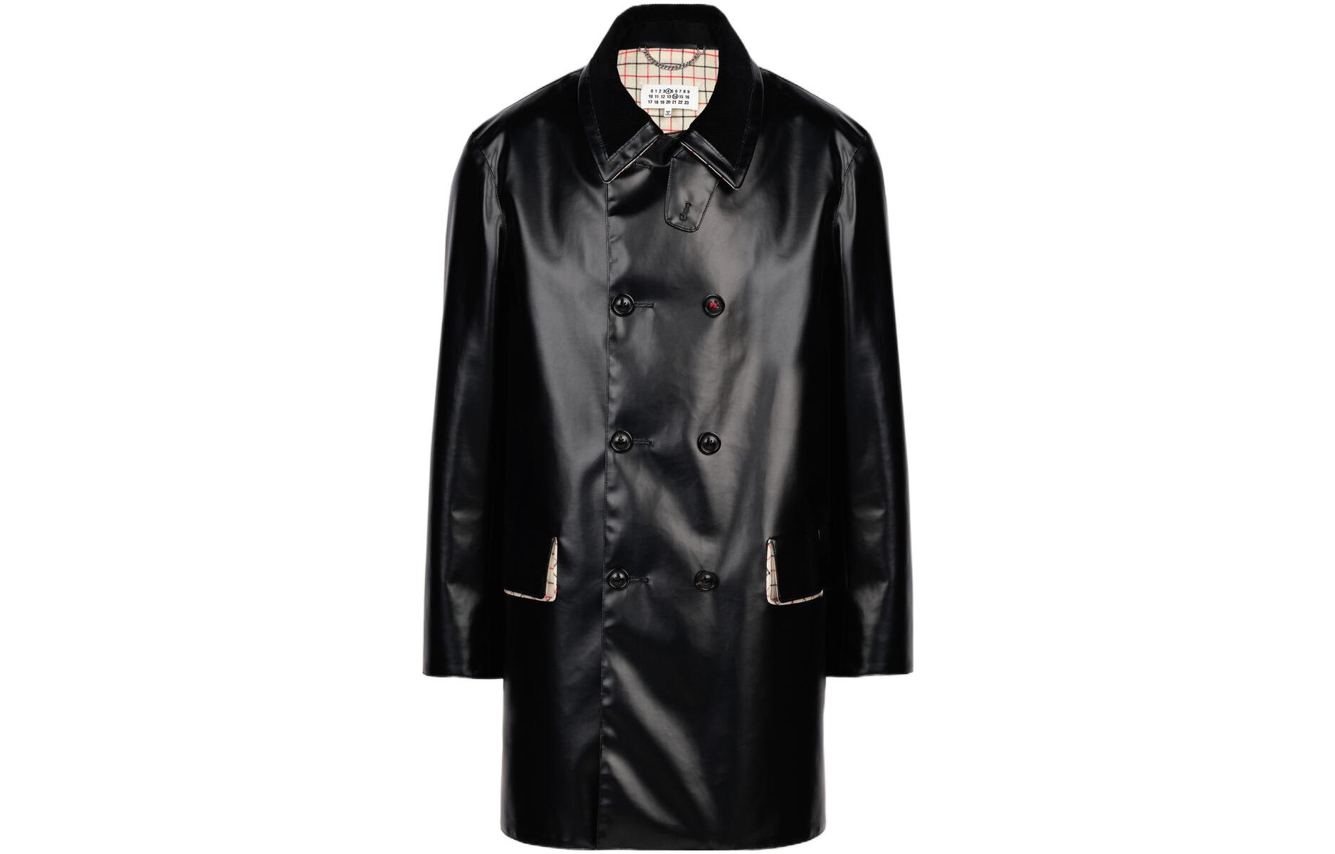 Maison Margiela Solid Zip High-Neck Jacket Black S52AM0262S78144-900