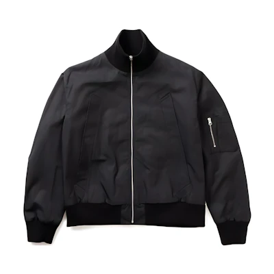 Maison Margiela Solid Zip-Up Slim Jacket - Charcoal Black SH0AM0004S78548855
