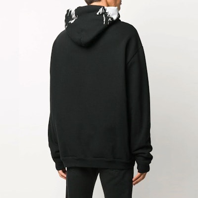 Maison Margiela 潑濺彩漆黑色中性連帽衫 S50GU0151S25451900 Purchase Maison Margiela 潑濺彩漆黑色中性連帽衫 S50GU0151S25451900