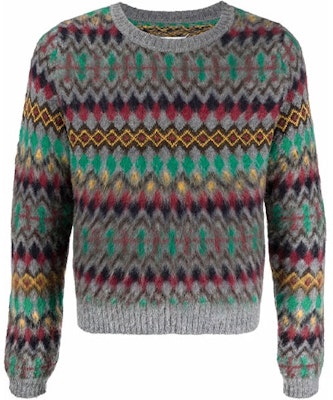 Maison Margiela SS21 Suéter de Punto Colorblock Gris Moda. S50HA1031S17837001J Order Maison Margiela SS21 Suéter de Punto Colorblock Gris Moda. S50HA1031S17837001J