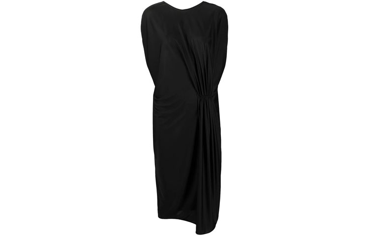 Maison Margiela SS21 Four-Stitch Sleeveless Straight Dress Black. S51CU0255S23749900