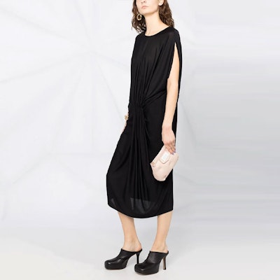 Maison Margiela SS21 四针无袖直筒连衣裙 黑色 S51CU0255S23749900 Sizing Maison Margiela SS21 四针无袖直筒连衣裙 黑色 S51CU0255S23749900