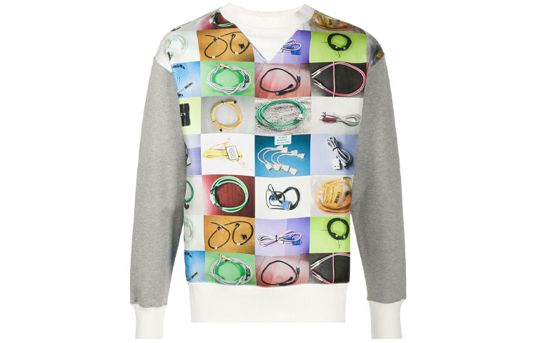 Maison Margiela SS21 Grey Corduroy Shirt Jacket with Lace-Up Design S50DL0457S30738