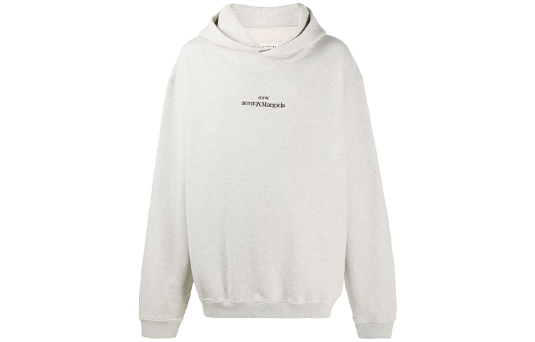 Maison Margiela SS21 Letter Logo Hoodie Men’s Grey S50GU0152S25508856