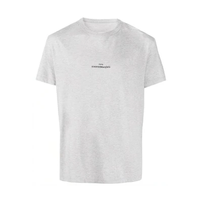 Maison Margiela SS21 Logo Embroidered Crewneck Grey T-Shirt Mens. S30GC0701S22816857M