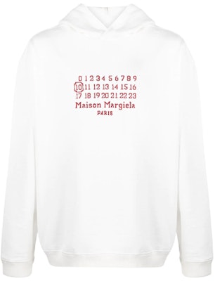 Sudadera Blanca Bordada con Logo Maison Margiela SS21 S50GU0163S25503101 Order Sudadera Blanca Bordada con Logo Maison Margiela SS21 S50GU0163S25503101