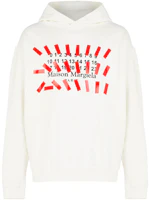 Maison Margiela SS21 Logo Print Pullover Sweatshirt White Mens S30GU0148S25503101 Maison Margiela SS21 Logo Print Pullover Sweatshirt White Mens S30GU0148S25503101