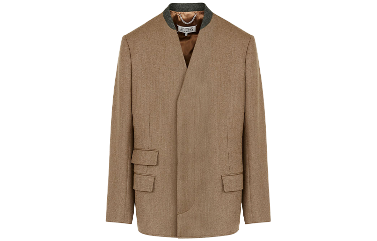 Maison Margiela SS21 Navy Blue Pullover Hoodie S50GU0167S25503510