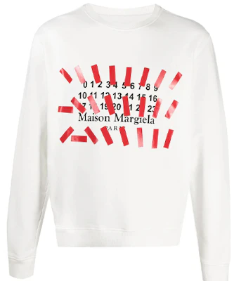 Maison Margiela 2021春夏字母印花白色卫衣 S30GU0149S25503101 Buy Maison Margiela 2021春夏字母印花白色卫衣 S30GU0149S25503101