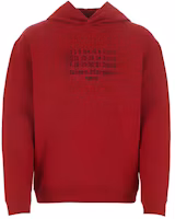 Maison Margiela SS21 Red Letter Print Hooded Sweatshirt Men S50GU0163S25503305 Maison Margiela SS21 Red Letter Print Hooded Sweatshirt Men S50GU0163S25503305