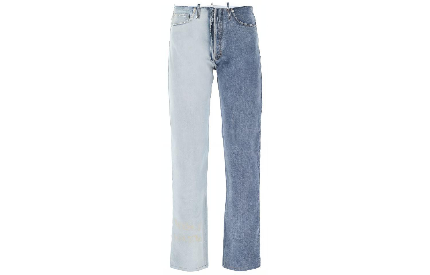 Order Maison Margiela SS21 Jeans Slim Fit Bicolor Bloque de Color. S50LA0175S30736965