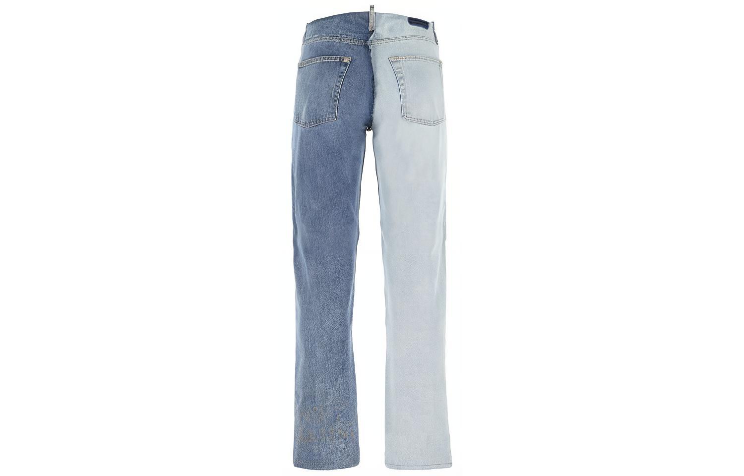 Lookbook Maison Margiela SS21 Jeans Slim Fit Bicolor Bloque de Color. S50LA0175S30736965