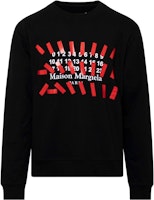 Maison Margiela SS21 Tape Logo Sweatshirt Black. S30GU0149S25503-900 Maison Margiela SS21 Tape Logo Sweatshirt Black. S30GU0149S25503-900