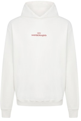 Maison Margiela SS21 Sudadera Blanca de Algodón con Logo de Letras. S50GU0167S25503101 Order Maison Margiela SS21 Sudadera Blanca de Algodón con Logo de Letras. S50GU0167S25503101