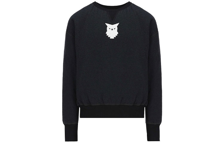 Order Maison Margiela SS22 黑色印花長袖圓領衛衣 S30GU0150S23983855M