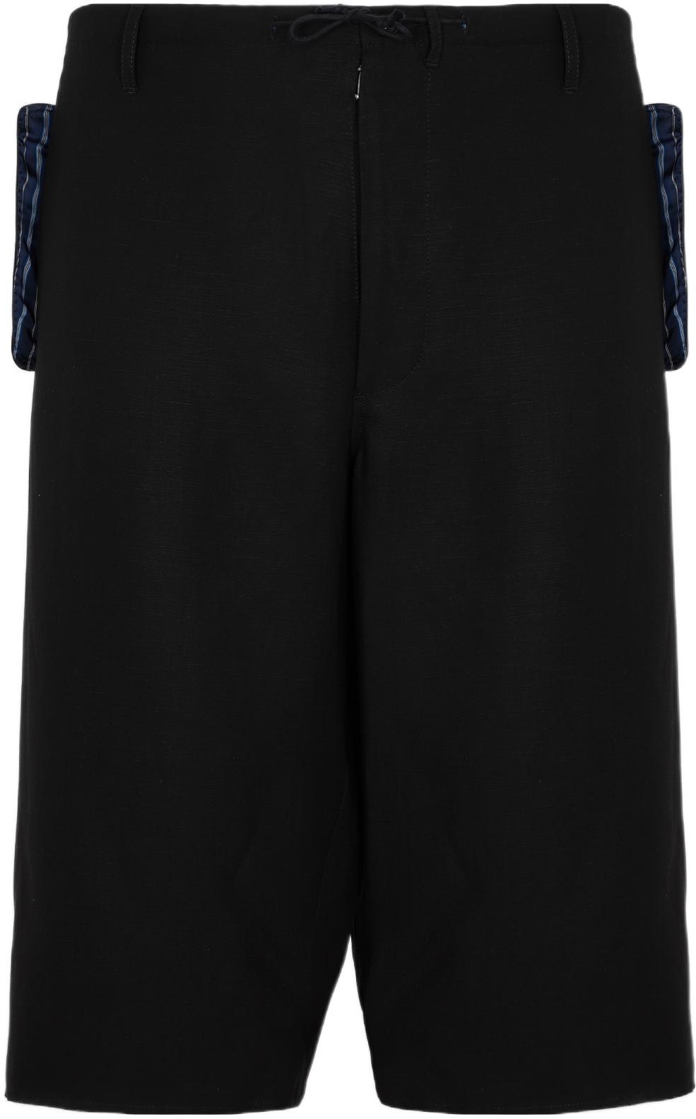 maison-margiela-ss-22-black-solid-straight-leg-lace-up-shorts-s50-mu-0053-s53802900