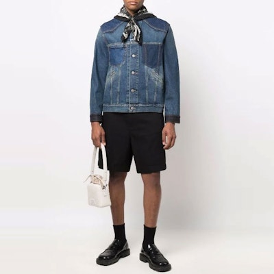 Maison Margiela SS22 藍色牛仔無領鈕扣外套 S50AM0561S30561978 Lookbook Maison Margiela SS22 藍色牛仔無領鈕扣外套 S50AM0561S30561978